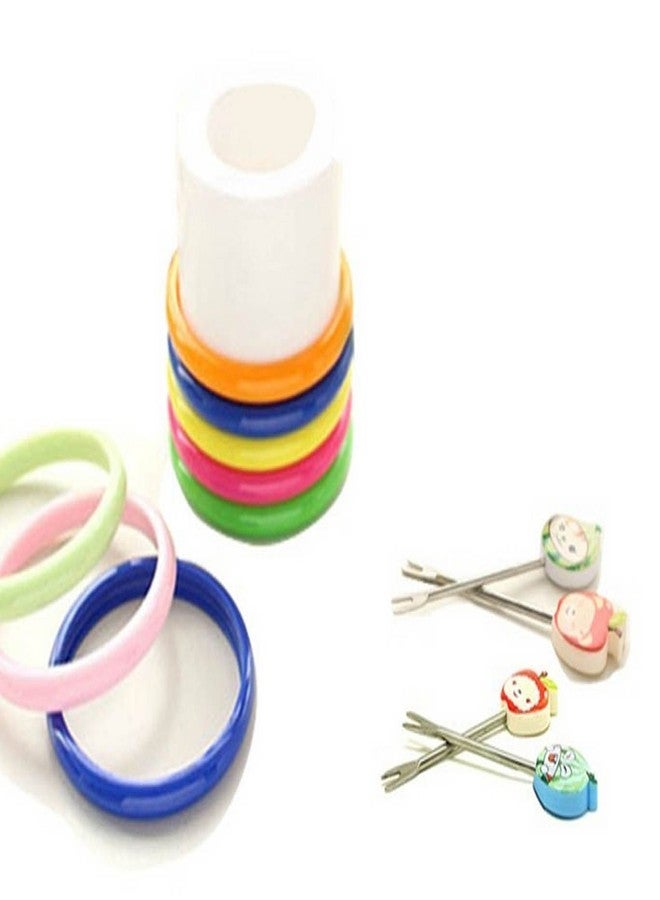 miRim Fruit Fork Stand with Cartoon Shape Fruit Forks for Party, Home or Décor - Image 4